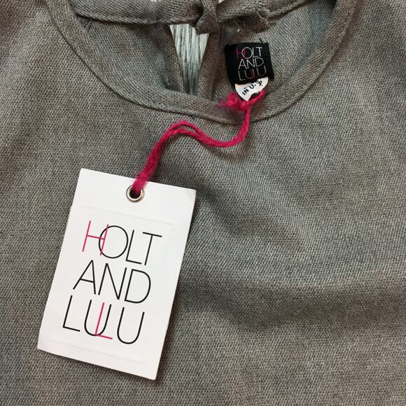 NWT Holt and LuLu Grey Long Sleeve Dress 4T Girl - Picture 3 of 8